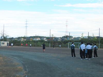 部活動見学（サッカー）　