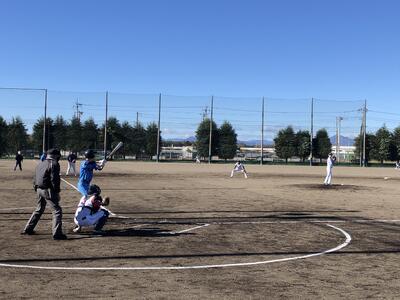 硬式野球部OB戦②